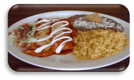 Mexican Enchilada Platter